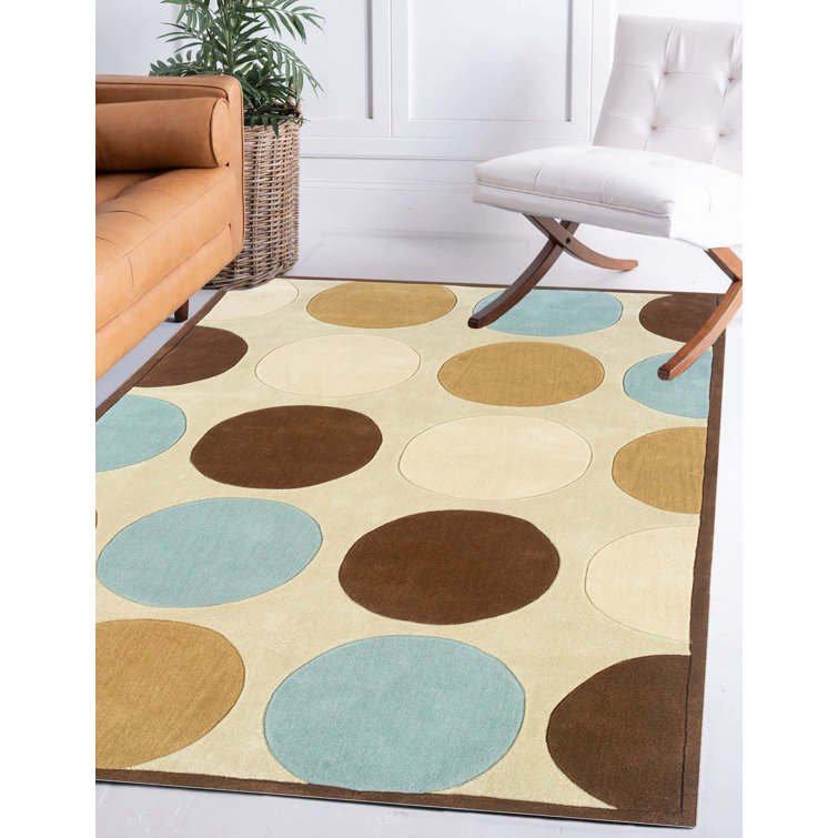 Equelle Handmade Rug Tan And Iceblue