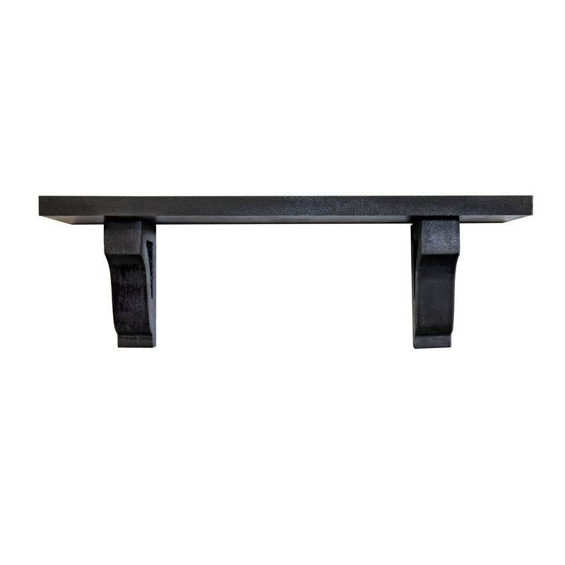 Tablettes de 1 po / corbeaux l, H 8 po x l 49 po x P 6 po