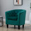 Tarbes Velvet Barrel Chair-1975111427