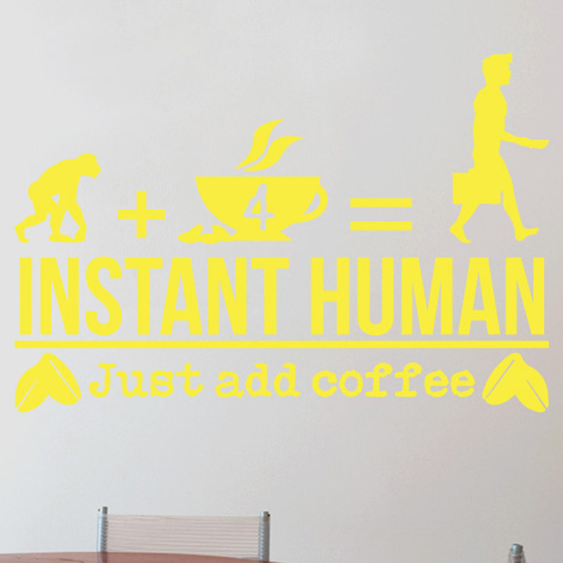 Food & Beverage Wall Decal, Large, Bright Yellow