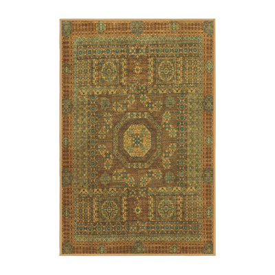 Tapis décoratif multicolore à motif abstrait