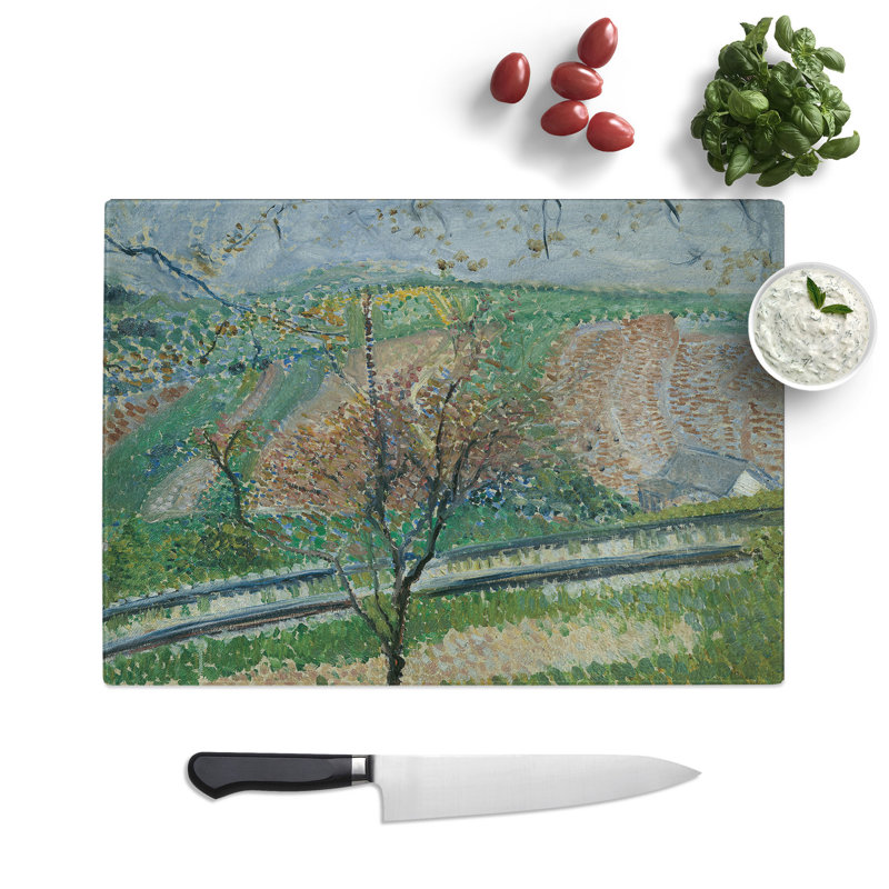 Railway Track by Richard Gerstl Chopping Board, 0.4cm H x 28.5cm W x 39cm L
