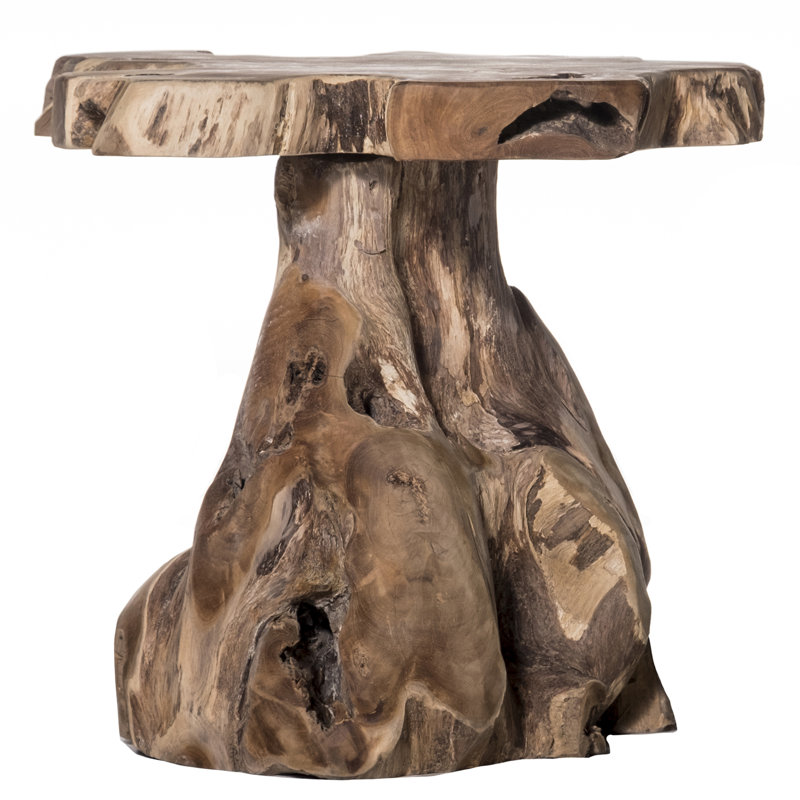 Table de bout en bois massif Trafton