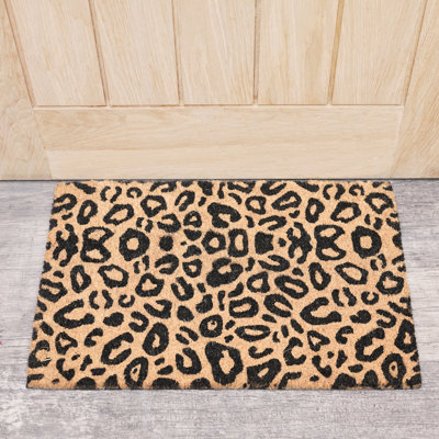 Azori Non-Slip Animal Print Doormat
