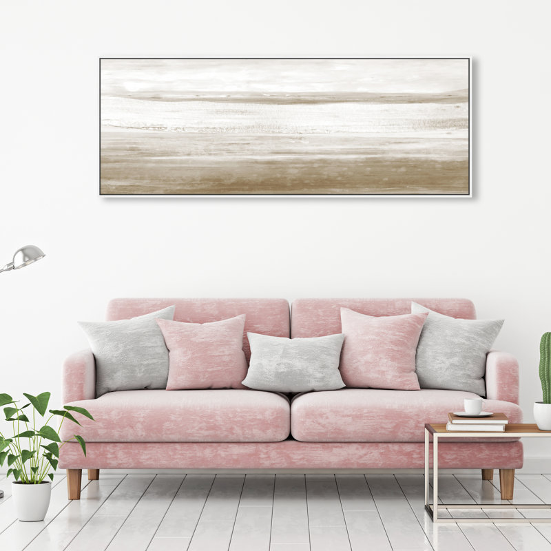 Eliza Eliza - cadre flottant, impression sur toile, Toile blanche encadrée
