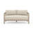 Cavani 59.75'' Wide Teak Loveseat with Cushions-1678165798-1678165797