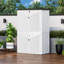 4.5 Ft. W X 2.5 Ft. D Resin Storage Shed with Shelves