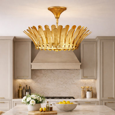 Hinkley Reina Three Light Semi-Flush Mount Ceiling Fixture