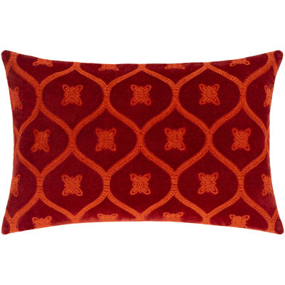  Velvet Trellis Lumbar Pillow Cover