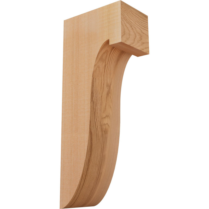 Del Monte Corbel, H 14 po x l 3,5 po x P 6 po, Lisse, Cèdre rouge