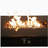 Smoked Glass Metal Rectangular Fire Pit-1206851564