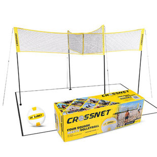CROSSNET Volleyball with Carrying Case