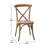 Arquit Stackable Cross-Back Wooden Bistro Chair-125313785-125324606