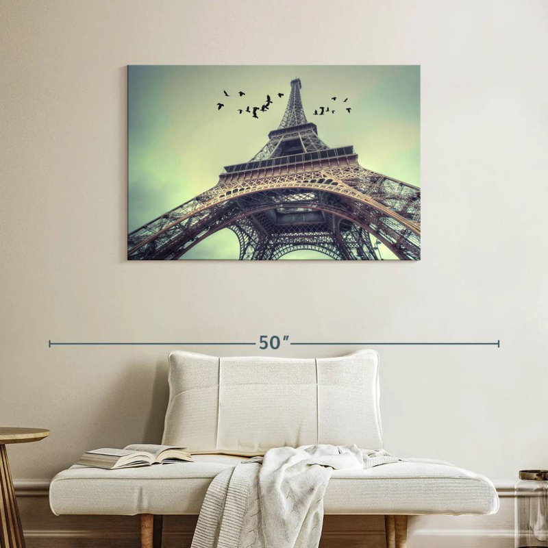 Lilie Eiffel Tower Daylight, 26" H x 39" W