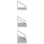 6 -Piece Steel Floating Shelf