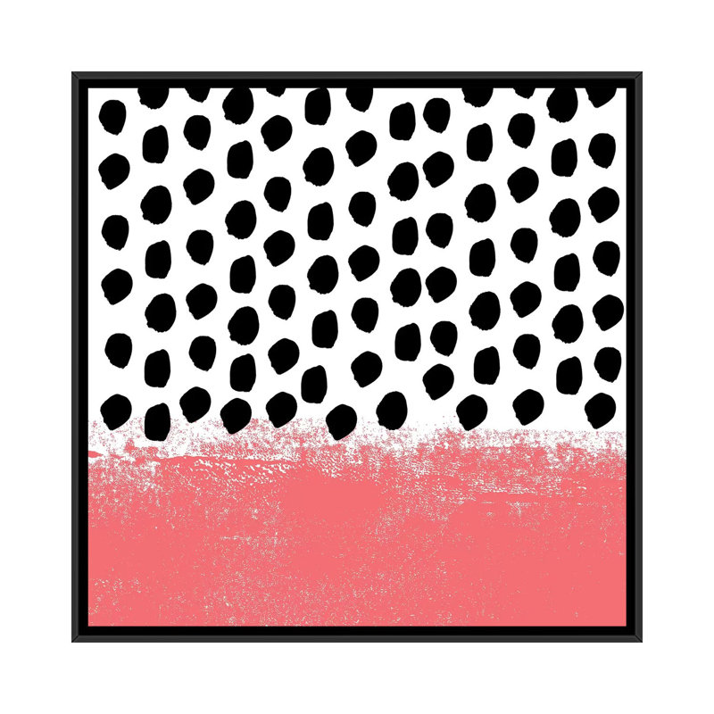 « lola », impression sur toile, H 18 po x l 18 po x P 1,5 po, Toile avec cadre noir
