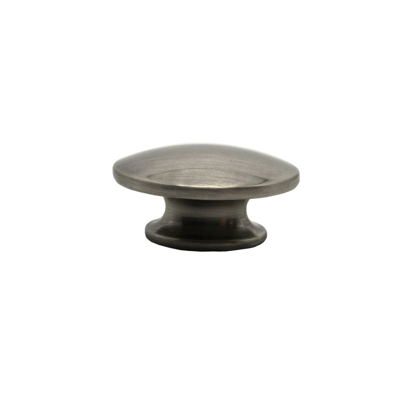 Bouton ovale, Nickel satiné