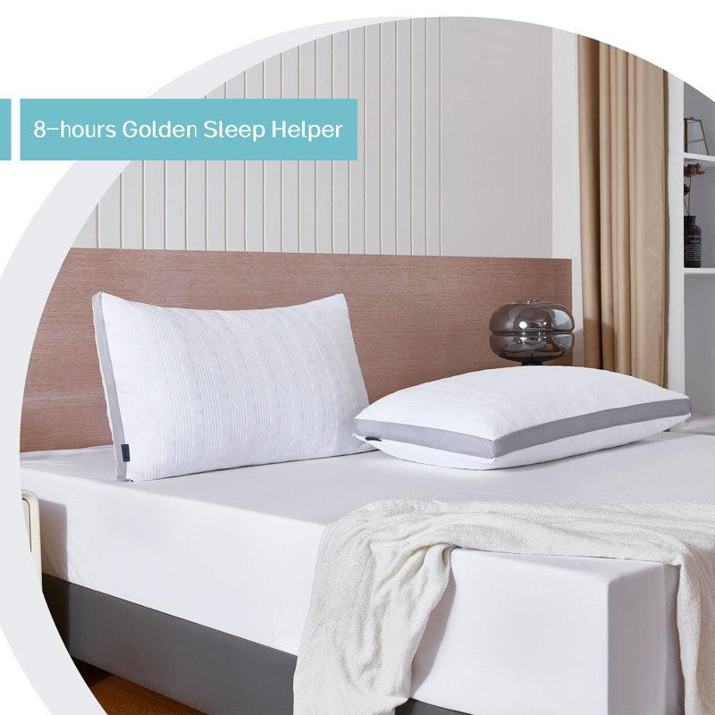 Queen Size Cooling Memory Foam Pillows with Adjustable Fill