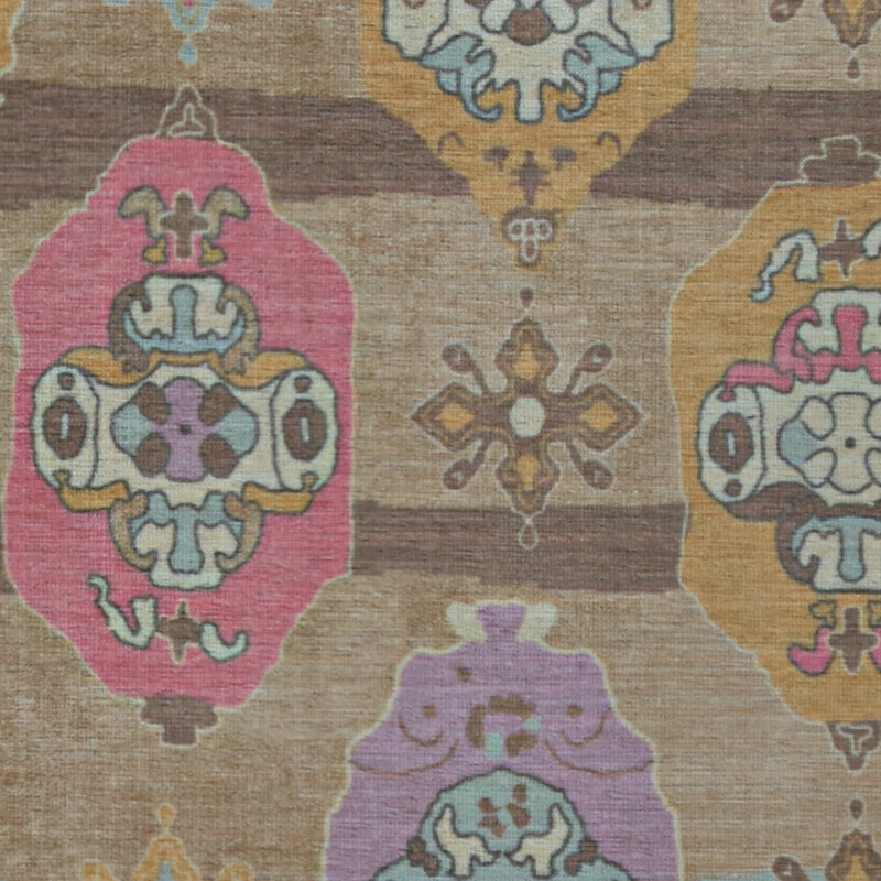 Conner-William Brown And Beige Accent Rug, Rectangle 3' x 5'
