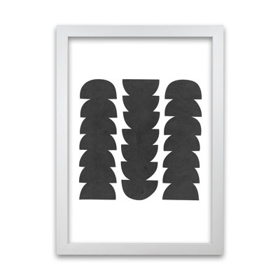 Mid Century Modern Abstract Grunge - Print
