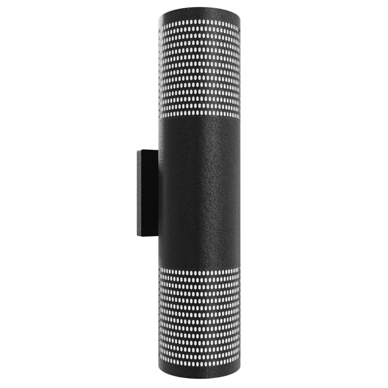 Avenue Outdoor Black Wall Sconce, 18" H x 5" W x 5" D