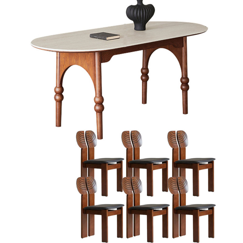 Table de salle à manger Swind, H 29,5 po x l 63 po x P 31,5 po, 5 pièces: table, 4 chaises