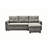 Comfortable Grey Sectional Sleeper Couch, 3 Bed For Small Spaces Bed, Living Rooms, Couch-184461839