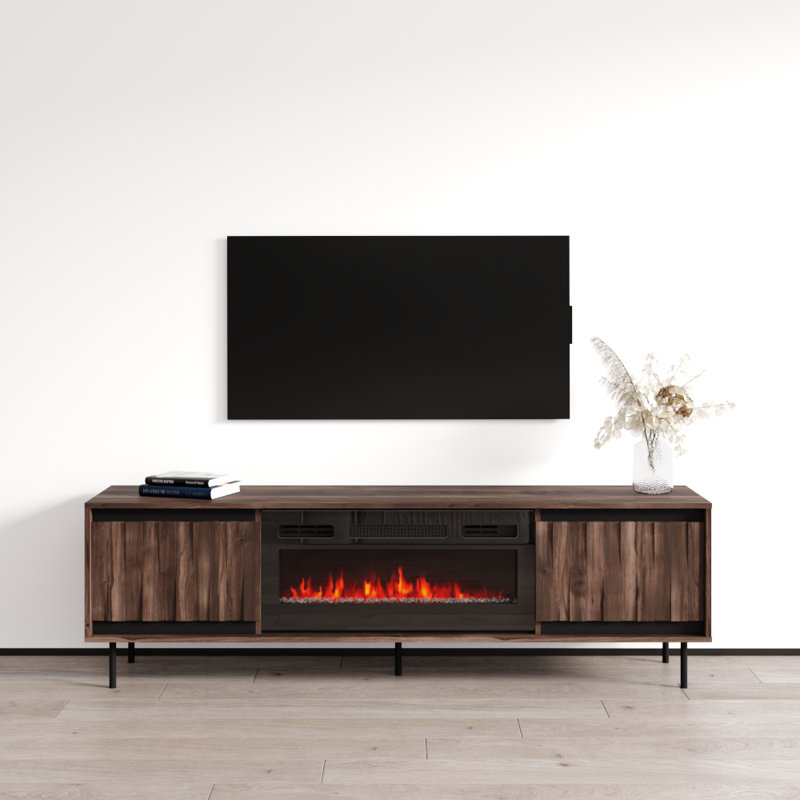 Meuble télé 180 po Swing, Noir