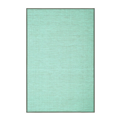 Tapis abstrait vert menthe Kyng