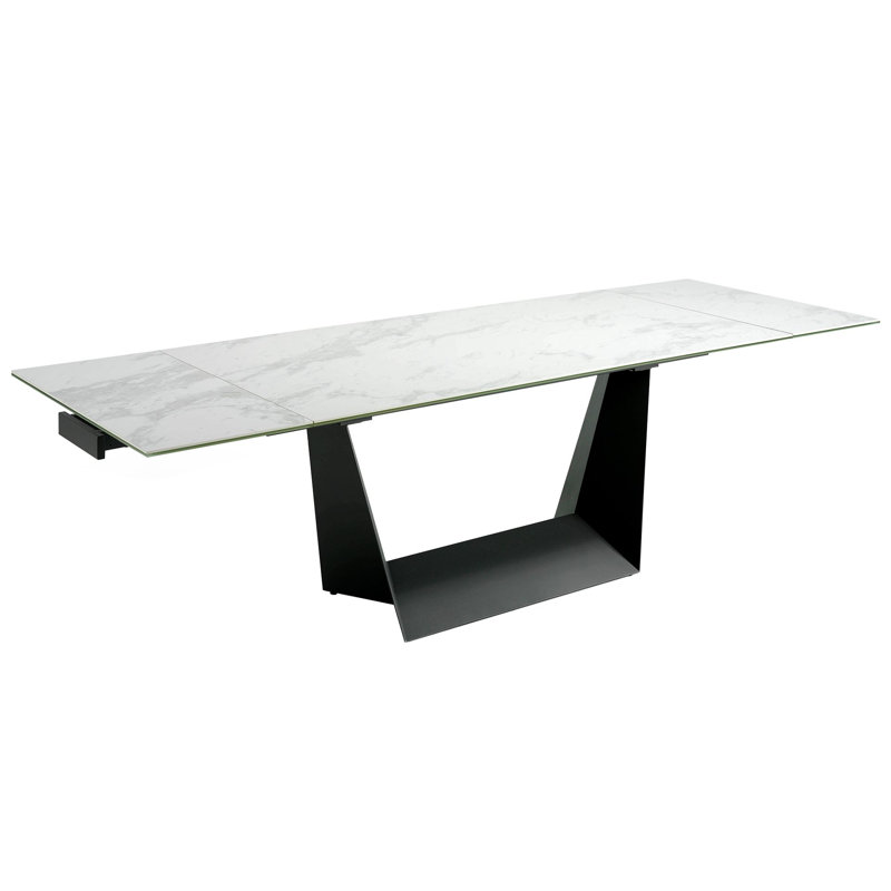 Extendable Marble Top Dining Table
