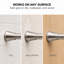 Tension Adjustable Shower Curtain Rod - 28 to 47 Inches-69508090