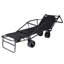 Chariots pliants multifonctionnels 2 en 1, chaise de plage convertible avec roues tout-terrain, capacité de 650 lb