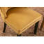 Ensemble 2 pièces de chaise de salle à manger rembourrée en velours de bois massif avec pieds en bois et garniture cloutée haut de gamme-121093489