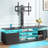 Kappenne Adjustable TV Stand for TVs up to 70" with 2 Storage Cabinets and RGB LED Lights-1095801426-1096327212