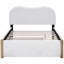 Lit plateforme double avec lit gigogne