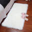 Eversole Handmade Shag White Rug-1066015062