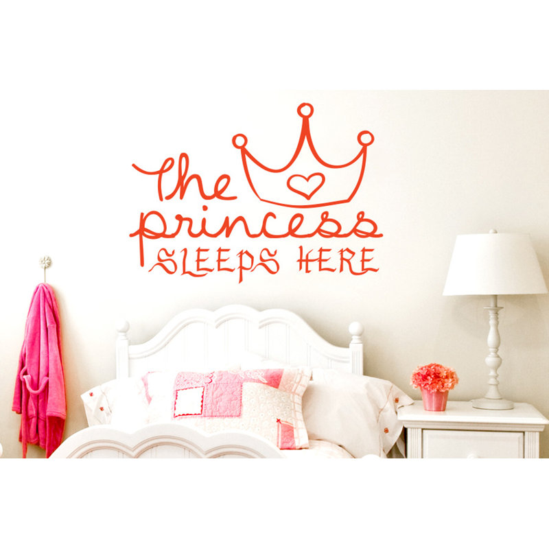 Abstract Wall Decal, Orange, Large