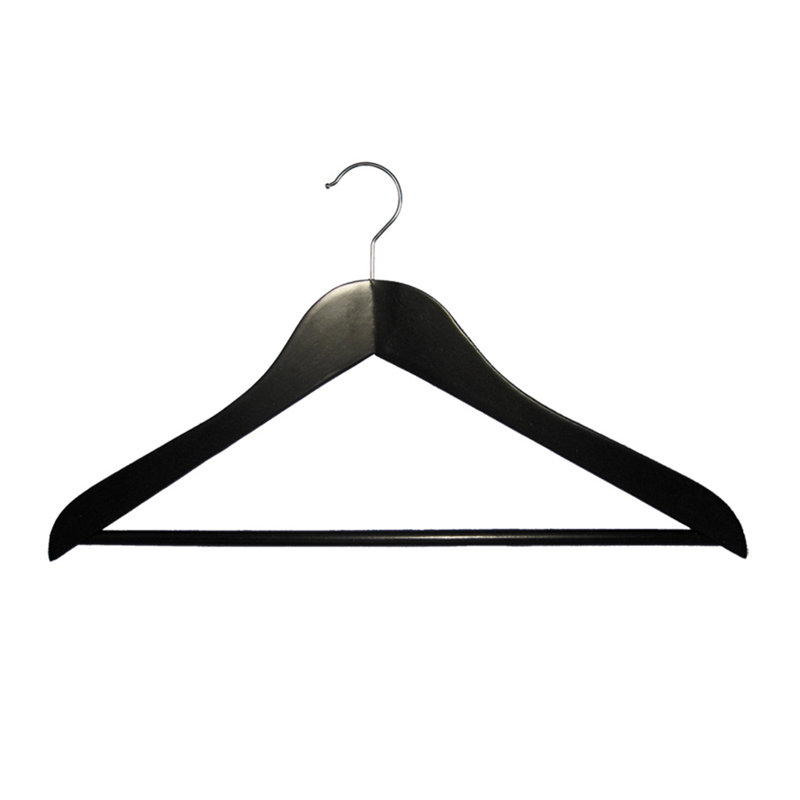 Cintre standard en bois pour robe / chandail Mccully, Noir