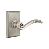 Elan Wave/Drop Passage (Hall & Closet) Door Lever with Rectangle Rosette