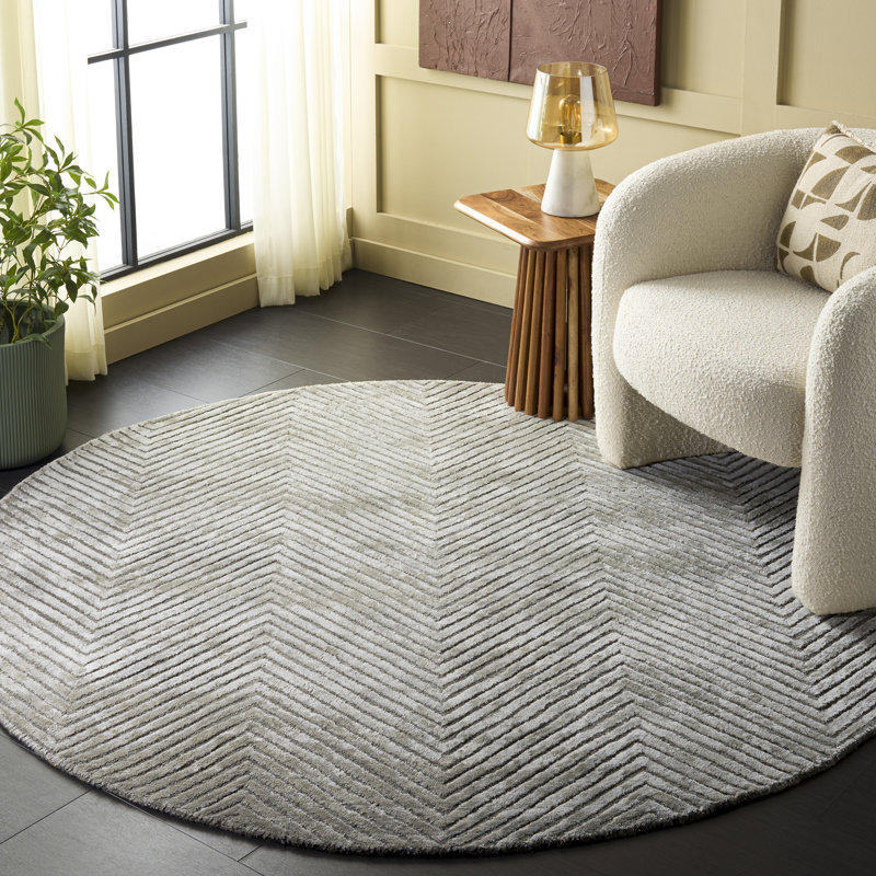 Tapis d'intérieur Glamour, Rond 6 pi 0 po x 6 pi 0 po