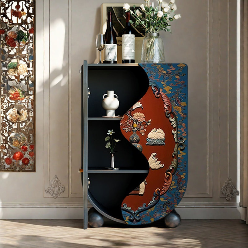 Armoire multifonctionnelle pour hall d'entrée, Noir