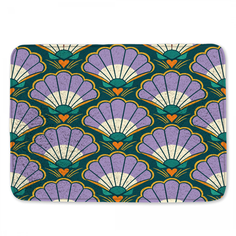 Tapis de bain Art Deco, 34in W x 21in L