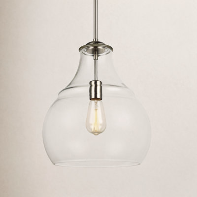 Seagrove Single Light Glass Dimmable Pendant