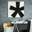  «P ponctuated Black Square 7» par Michael Mullan, art mural sur toile, 26 po x 26 po