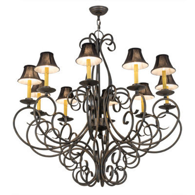 Lustre à 10 lumières unique / audacieux classique / traditionnel Phillipe