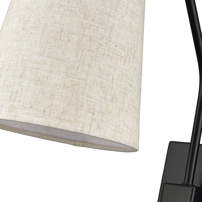 Carsyn-Rose Wall Light, Black