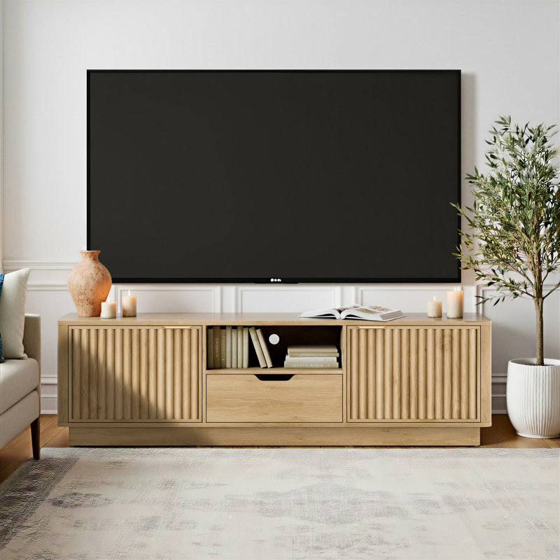 Meuble télé 70,8 po pour téléviseur de 85 po ou moins Cylora