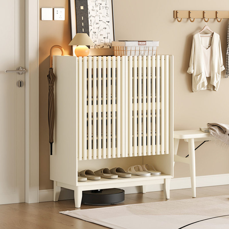Beige Solid wood Shoe Storage