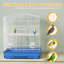 59cm Metal, Plastic Table Top Bird Cage