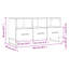 Melinson TV Cabinet 102x36x50 cm Engineered Wood-1397836133